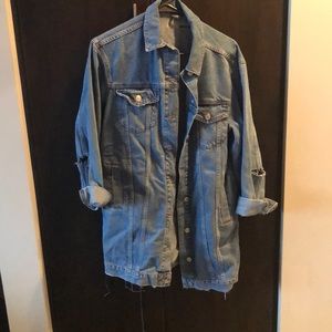 Jean jacket/dress length